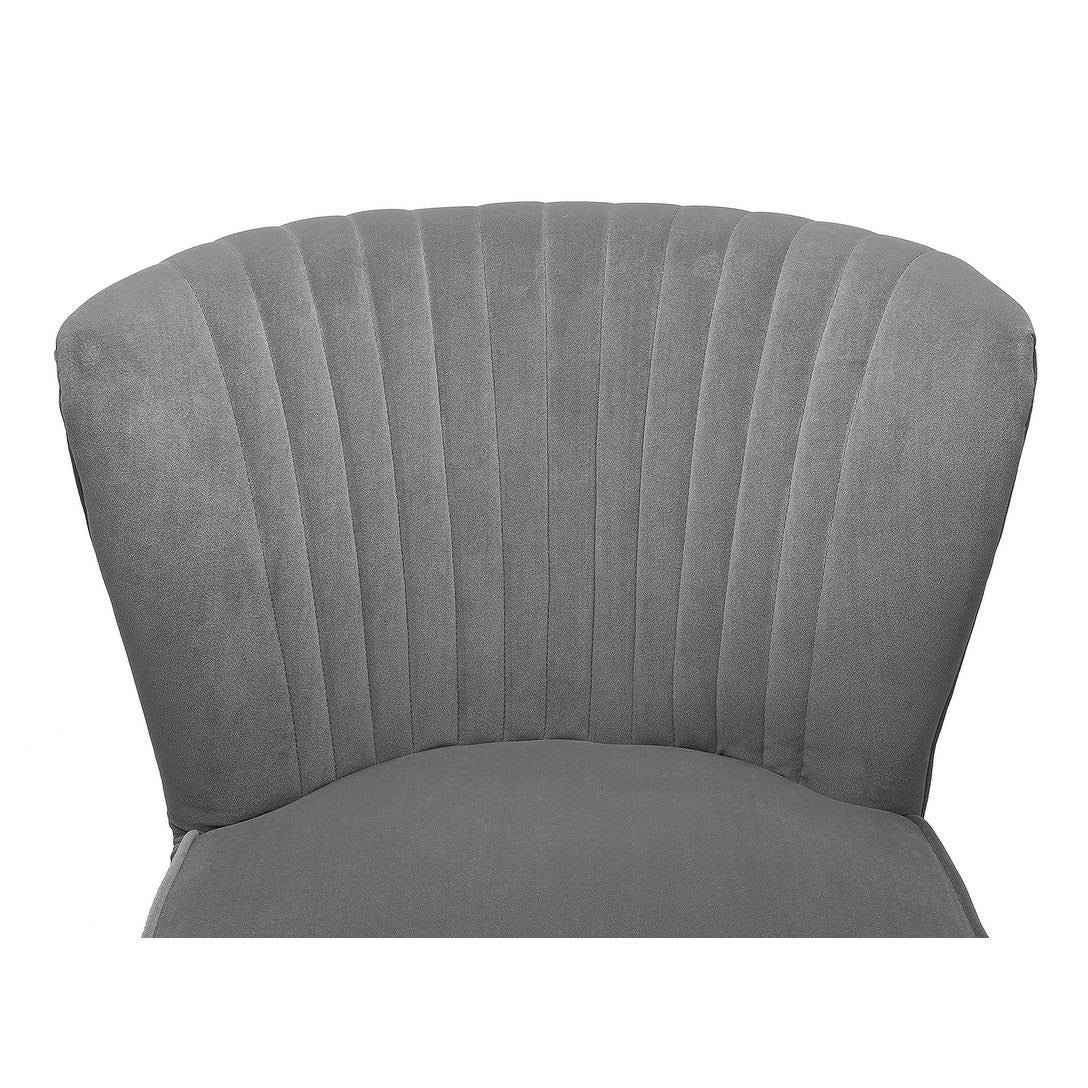 Grey Gold Legs Side Chair Set of 2 L4998