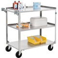 Stainless Steel Utility Cart 500 lb Cap H619