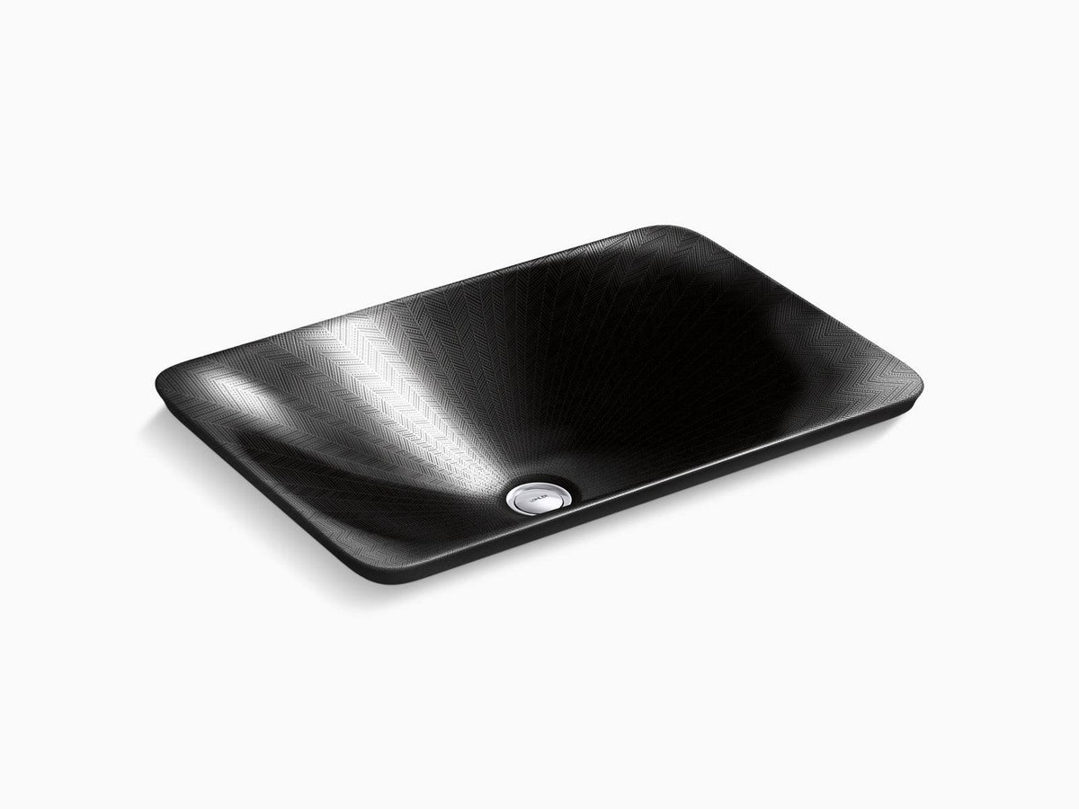Black Rectangle Bathroom Sink A140528