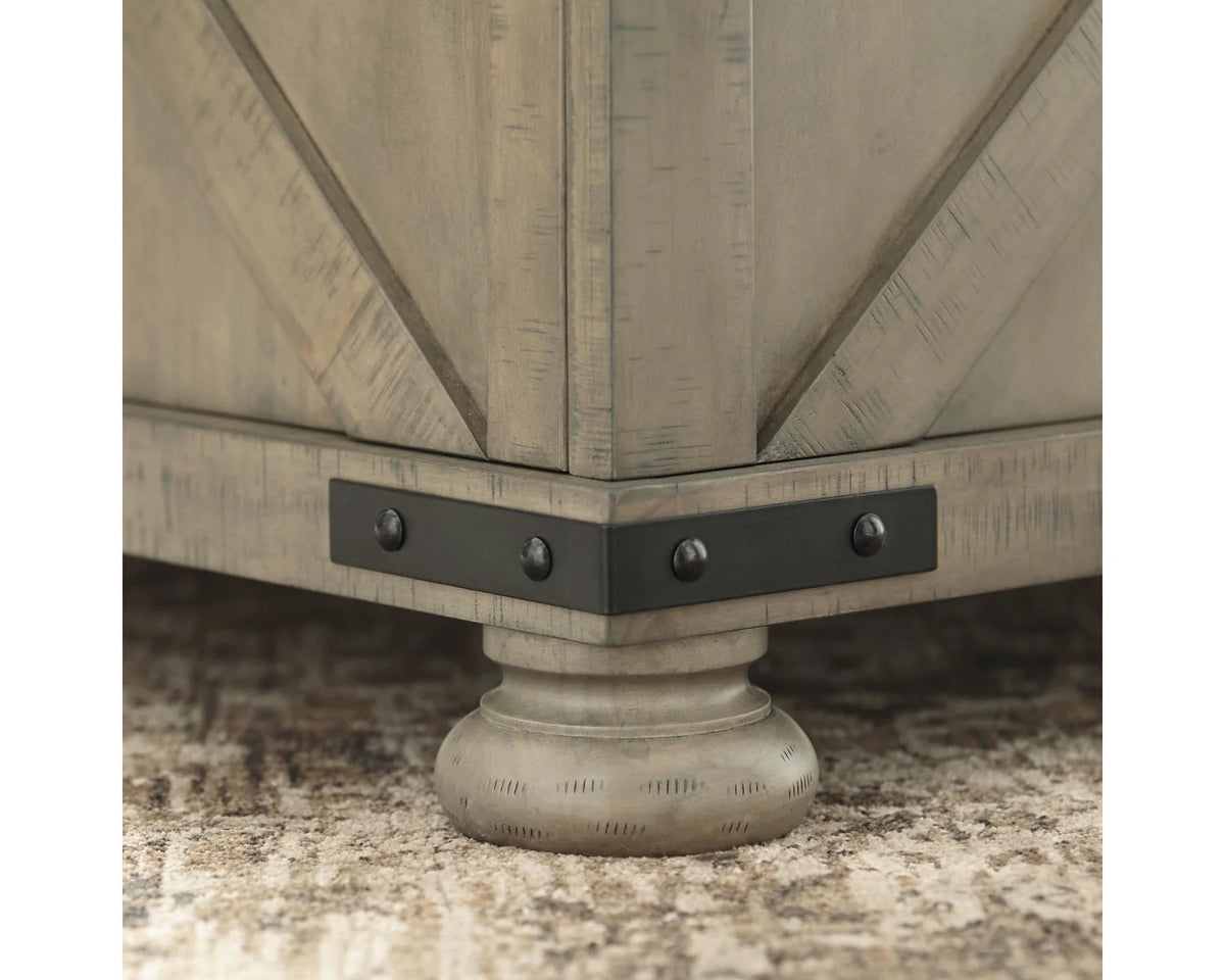 Gray Coffee Table With Storage F513