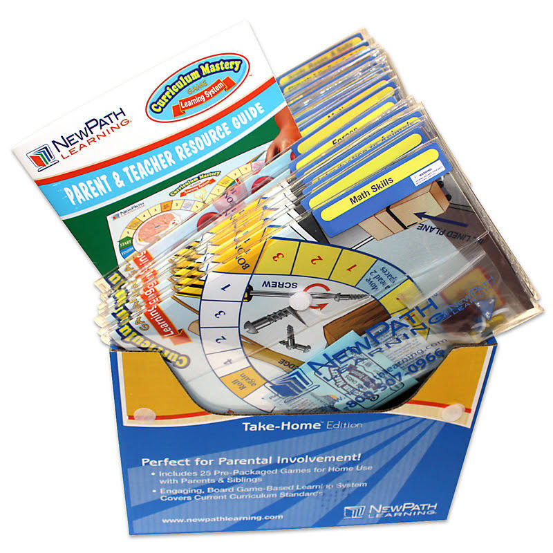 Math Curriculum Mastery Game, Grade 4, Take-Home Pack C7819