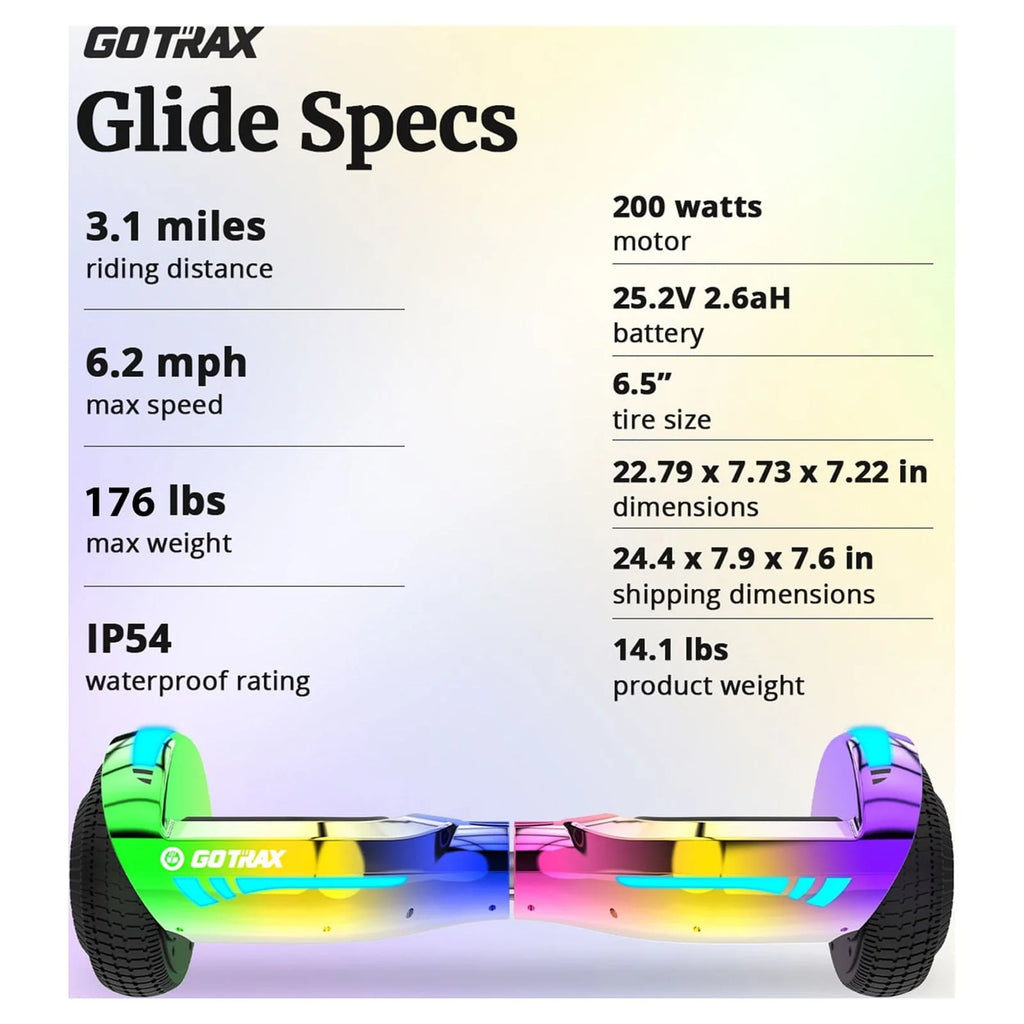 6.5 Hoverboard with Bluetooth Speaker and Led Lights U440