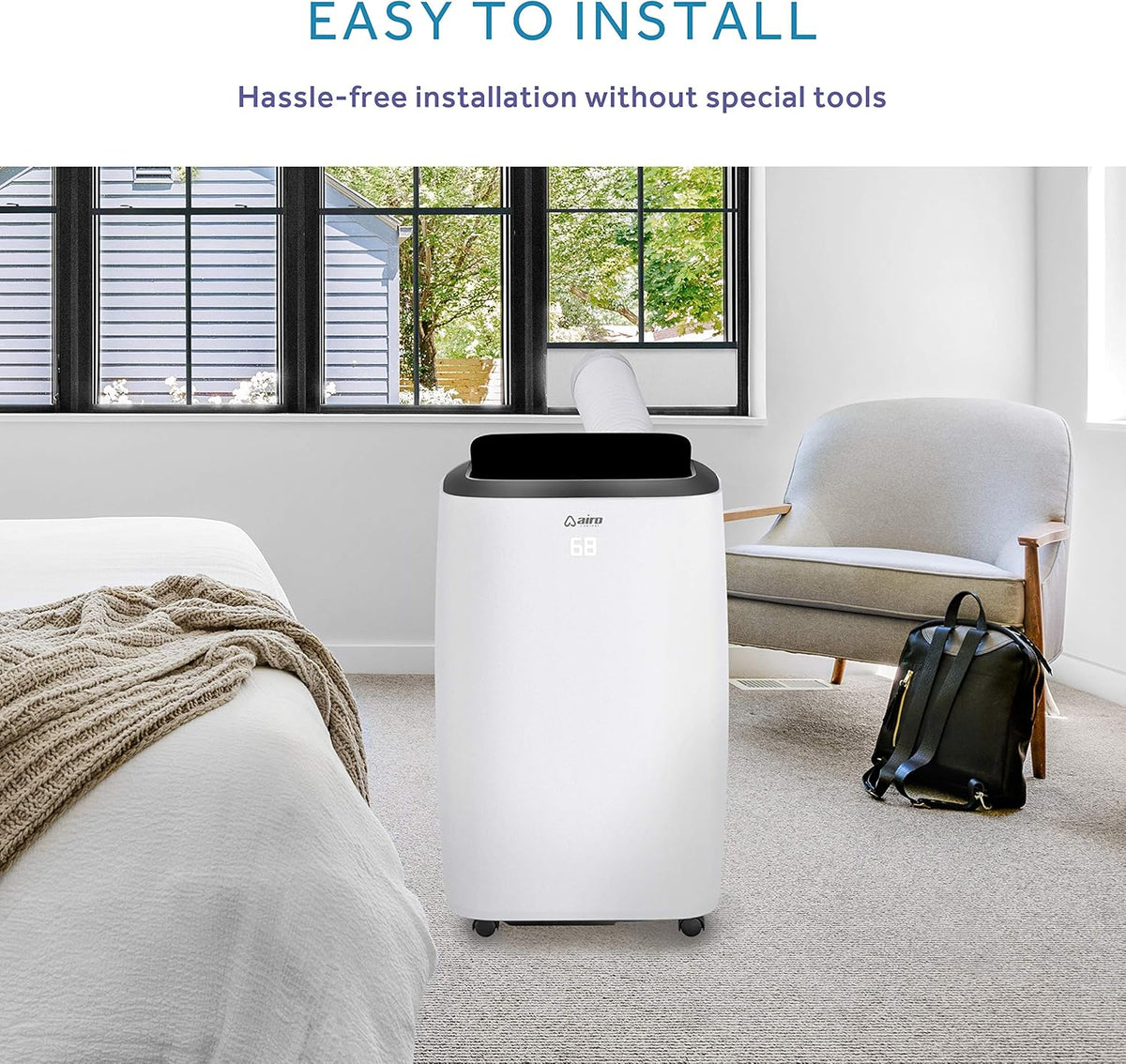 Portable Air Conditioner 14,000 BTU with Remote Control, White R37733