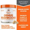 Mushroom Nootropic Brain Supplement with Lions Mane, Reishi, Cordyceps G462