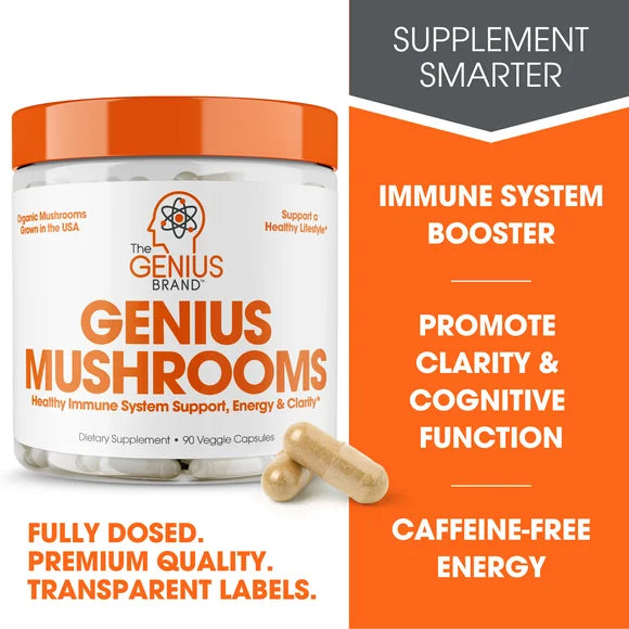 Mushroom Nootropic Brain Supplement with Lions Mane, Reishi, Cordyceps G462