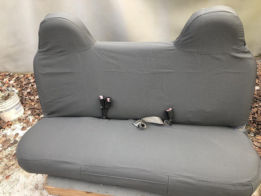 Dark Gray Custom Seat Covers for Ford F250-F550 Bench Seat T83945