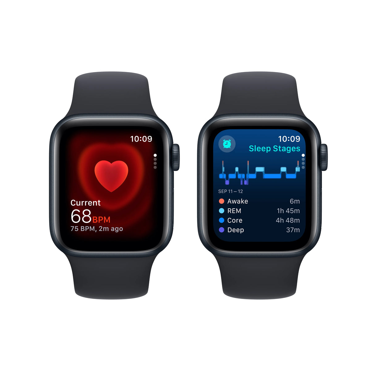 Midnight Aluminum 40mm Smartwatch with Sport Band M911