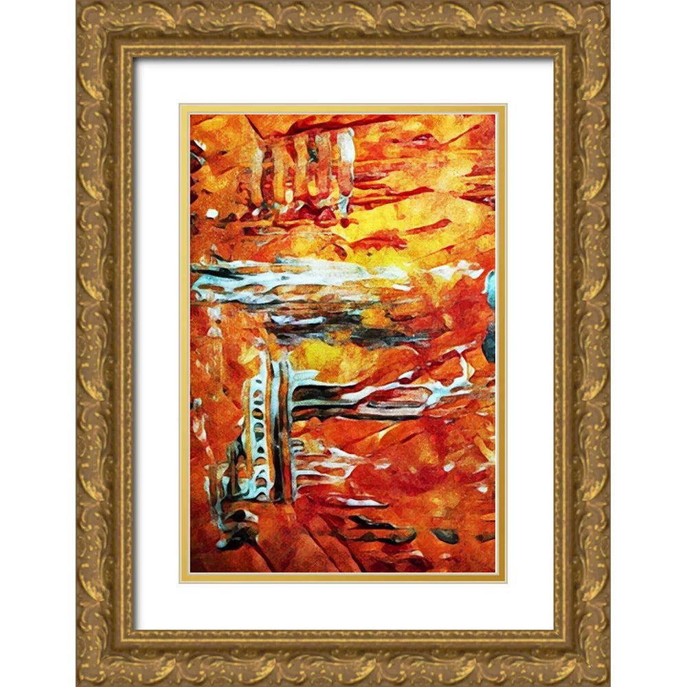 Gold Ornate Wood Framed 11x14 Art Print U5705