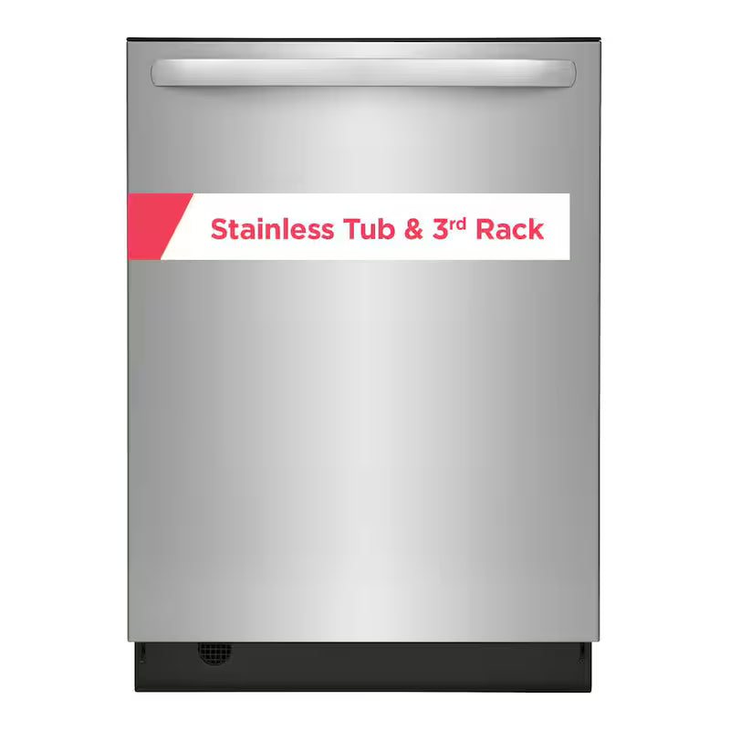 24 In. Built-In Tall Tub Dishwasher in Stainless Steel with 5-Cycles, 49 dBA U170