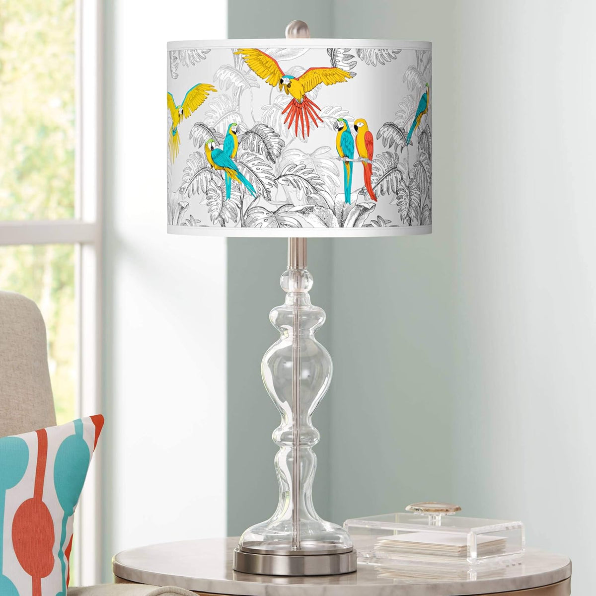 Clear Glass Table Lamp I1294