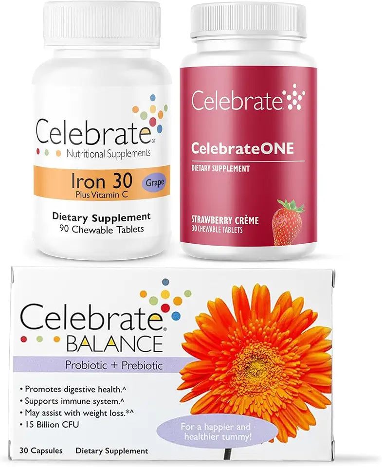 Bariatric Multivitamin, Iron with Vitamin C Chewables & Probiotic Prebiotic Bundle H808