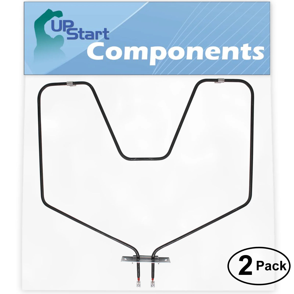 2-Pack Replacement Bake Element for General Electric Oven Heating Element Q85091