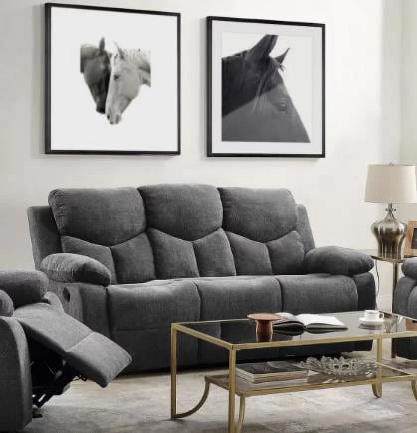 Gray Chenille Sofa E53609