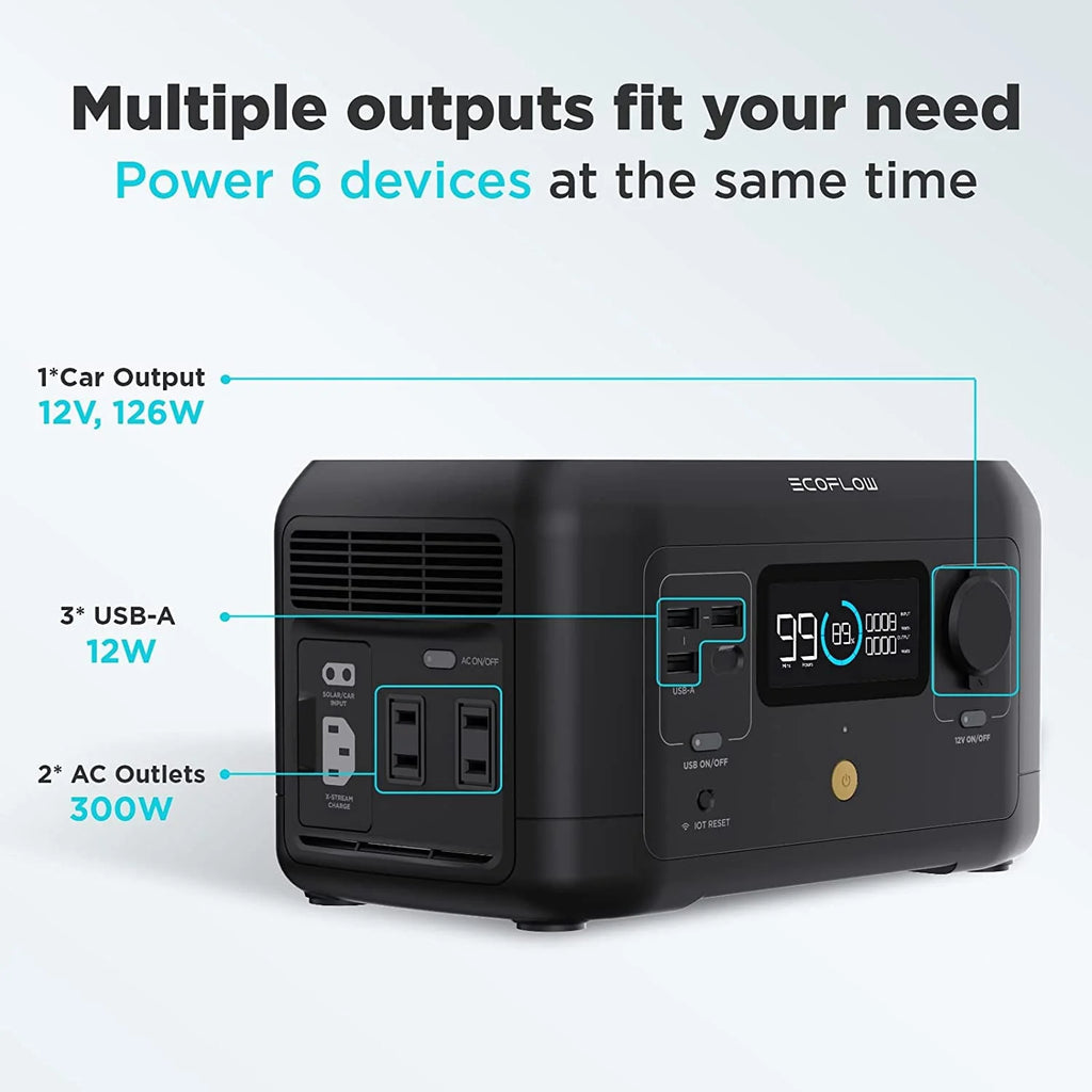 Portable Power Station 210Wh Capacity 300W AC Output X42366