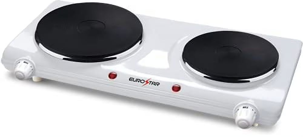 White Double Burner Z602231