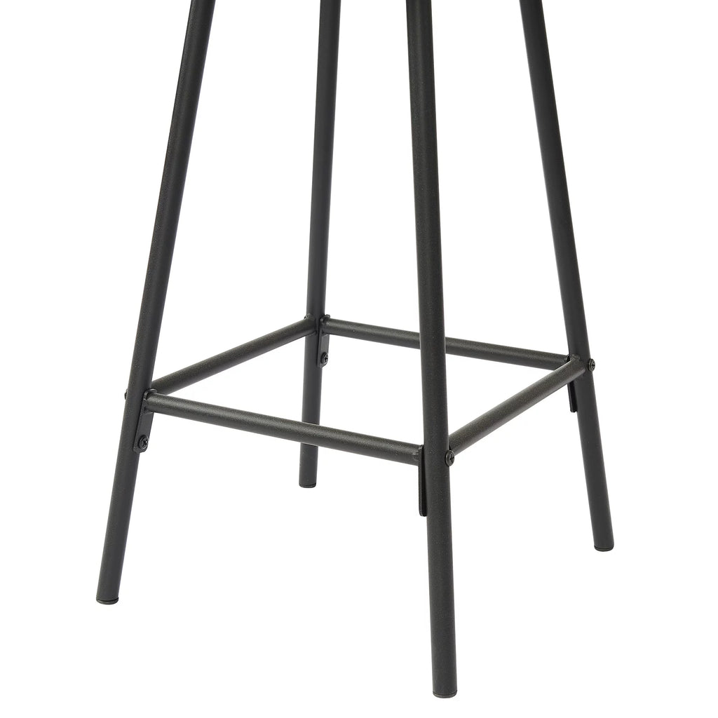 3-Piece Square Dining Table Set with 2 Stools Q393