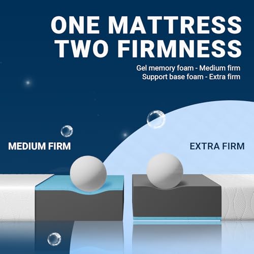 Queen Size 10 Inch Gel Memory Foam Mattress B277
