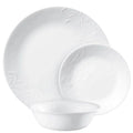 12 Piece White Dinnerware Set S261