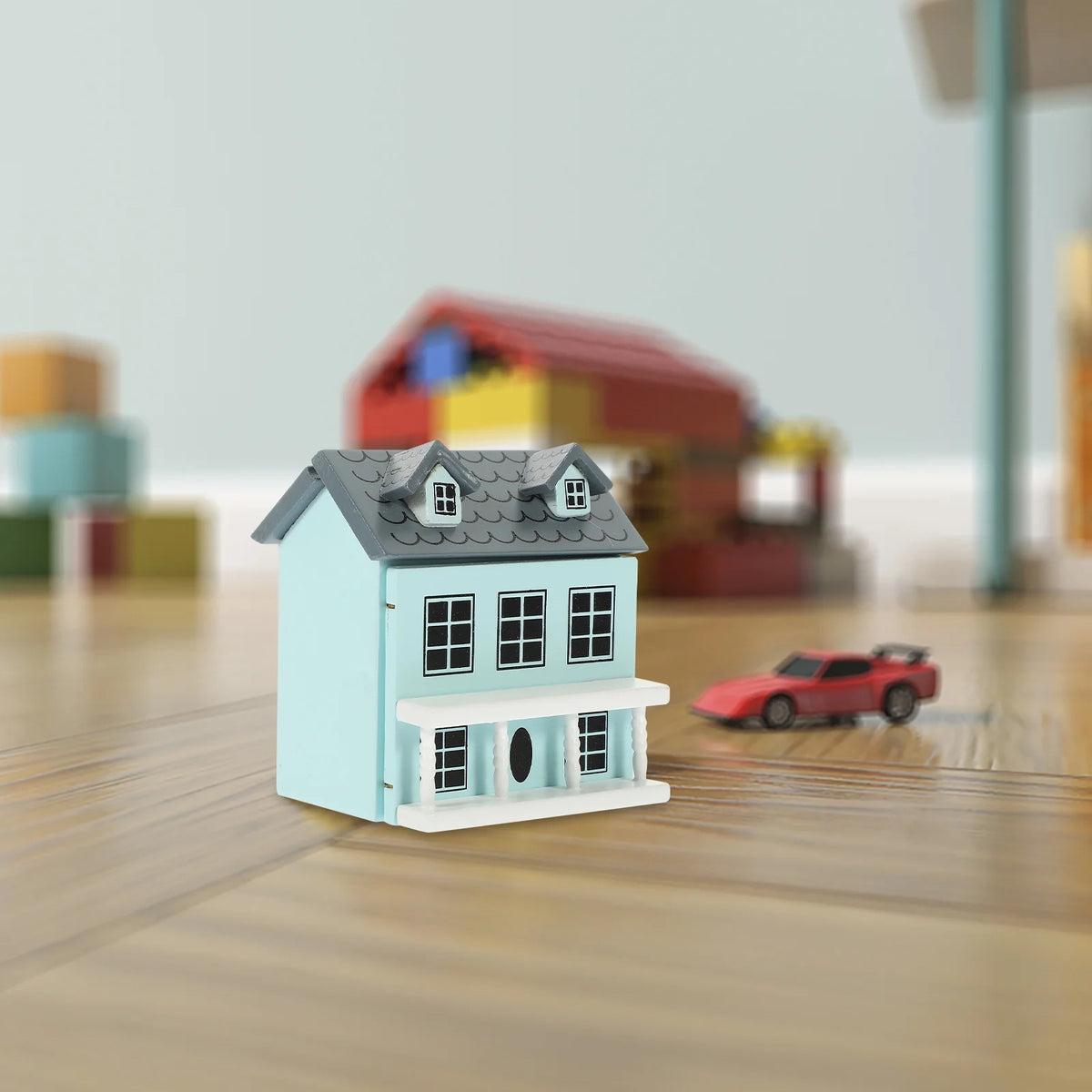 Miniature Wooden Doll House Villa K5785