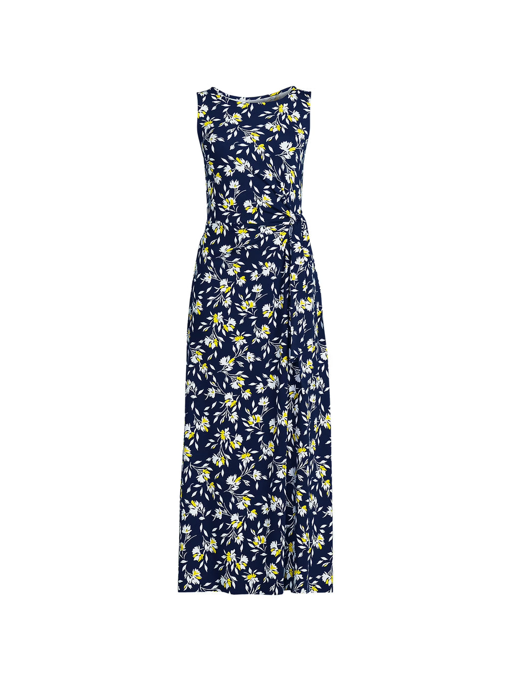 Tall Sleeveless Tie Waist Maxi Dress T58494