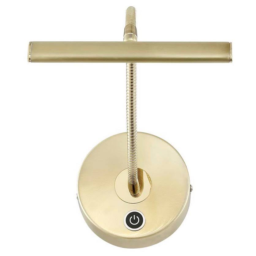 Curtis LED Picture Light in Brass Matte P7073