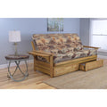Rustic Walnut Finish Futon V16270