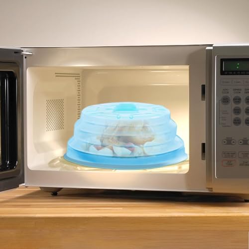 Silicone Microwave Plate Cover with Steam Vents BPA Free 1Pack E8966