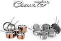 11pc Stainless Steel Cookware Set O45671