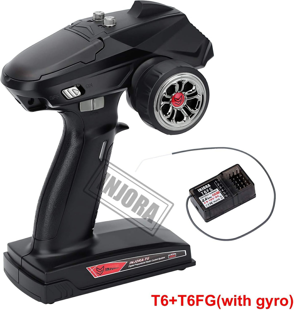 2.4GHz 6CH RC Transmitter and Receiver with Gyro C6361