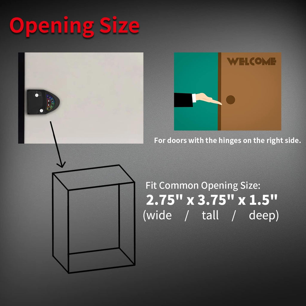 Metal RV Lock Keyless Entry with Deadbolt, Backlit Keypad, Wireless Fobs, Keys and Gasket I14677