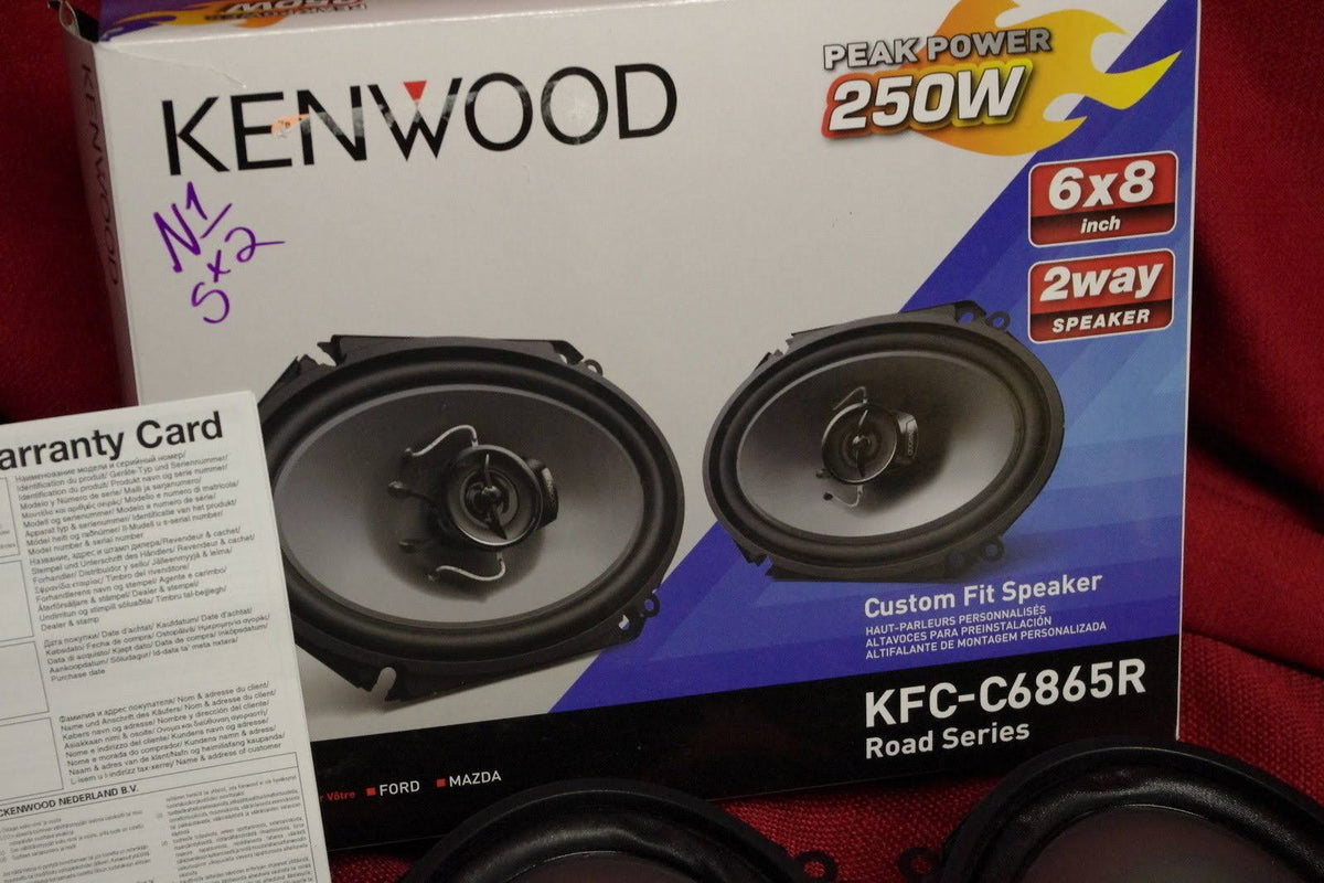 250W 6x8 2-Way Car Speakers V4829