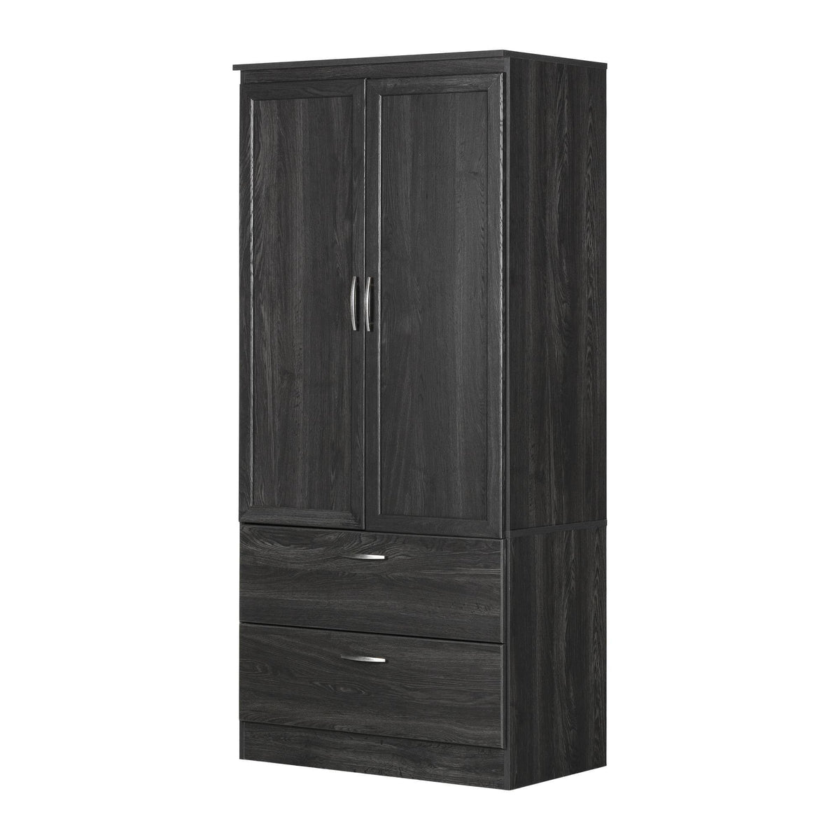 Gray Oak Wardrobe Armoire T46979