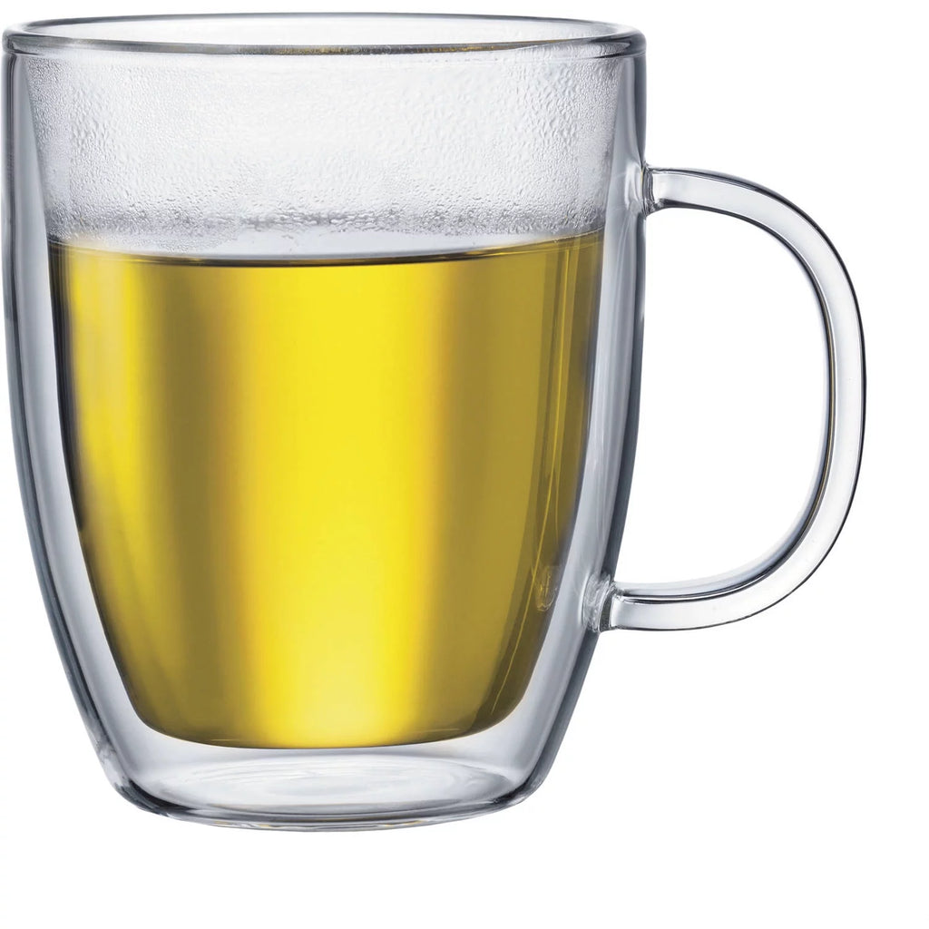 Clear Double Wall Coffee Mug Set of 2 E581339