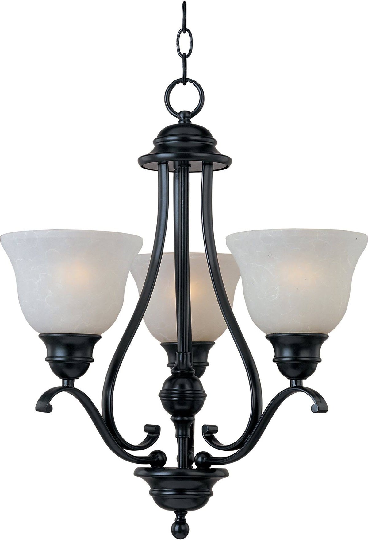 3-Light Black Mini Chandelier Z93867