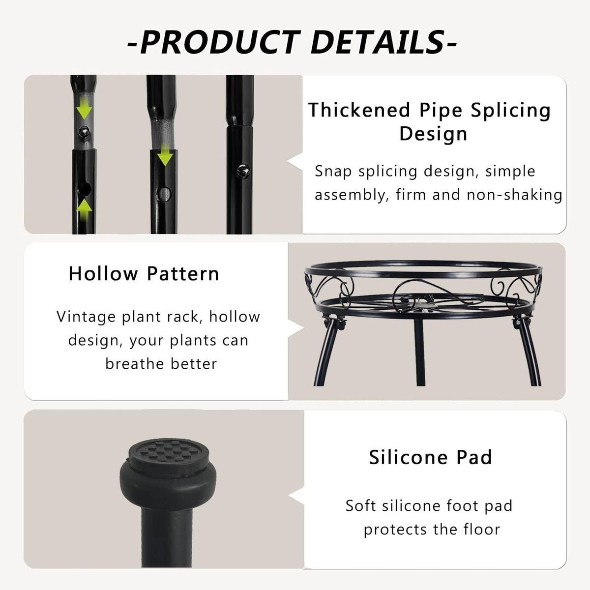 2 Tier Metal Plant Stand T86091