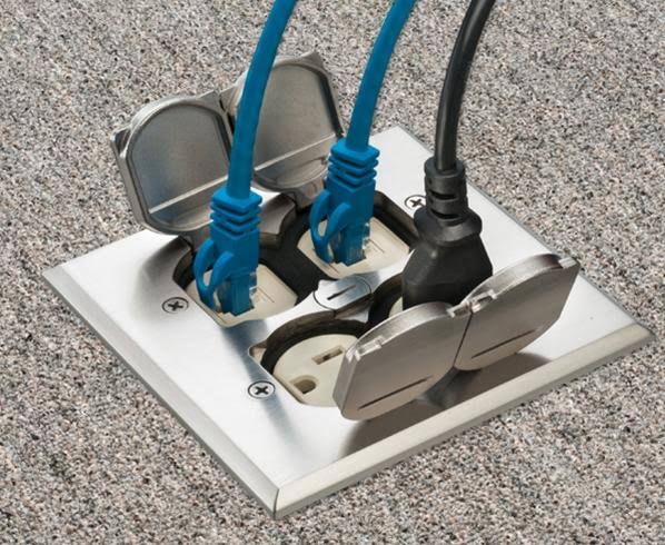 2 Gang Floor Box O702703