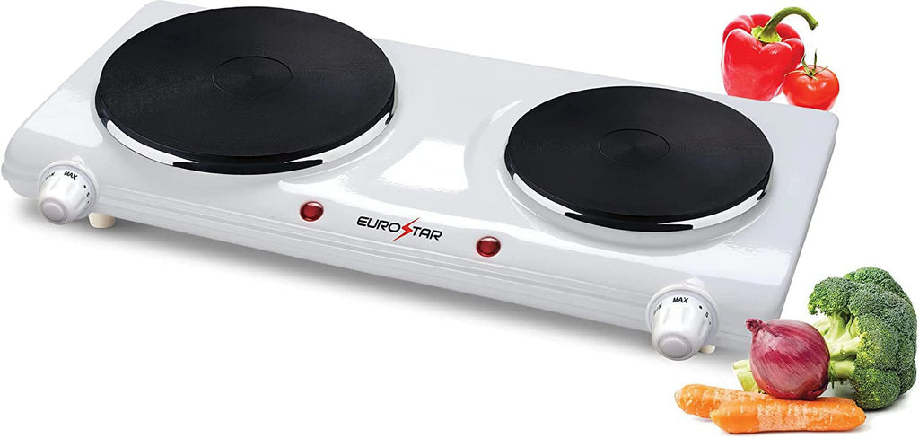 White Double Burner Z602231