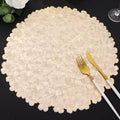 Gold Vinyl Placemats Set of 6 Y381150