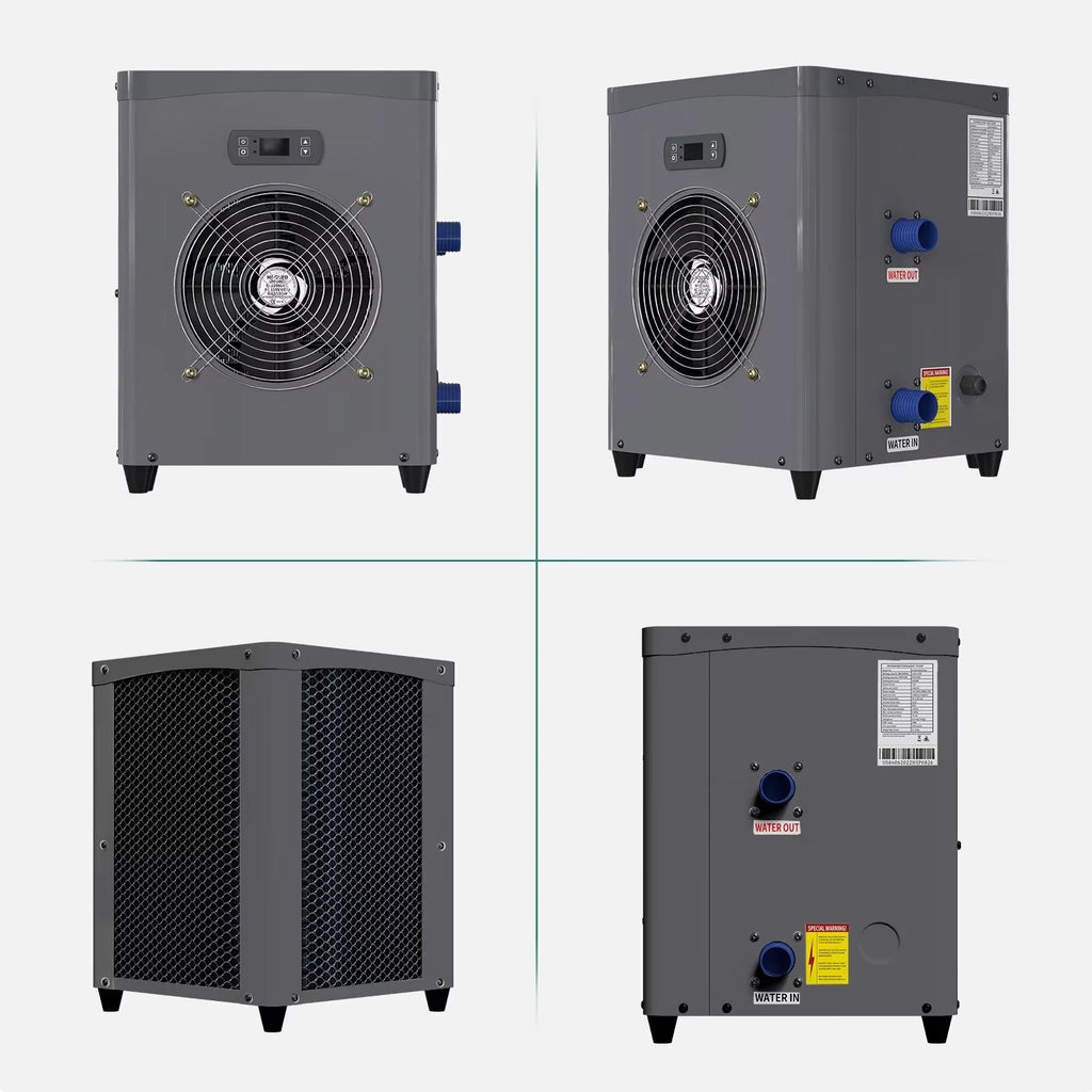 Swimming Pool Heat Pump, 14945 BTU/hr, 110V-120V/60Hz U8112