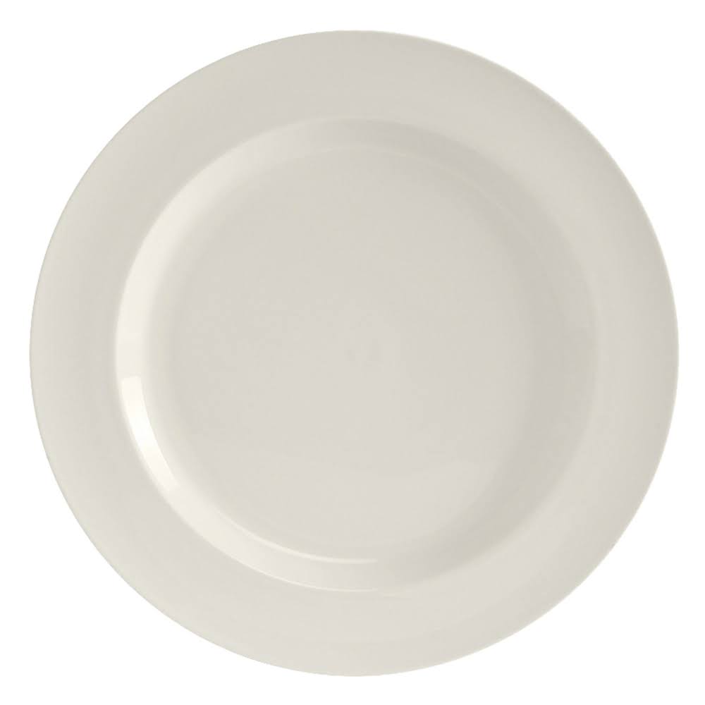 Pearl White Rolled Edge Plate W296543