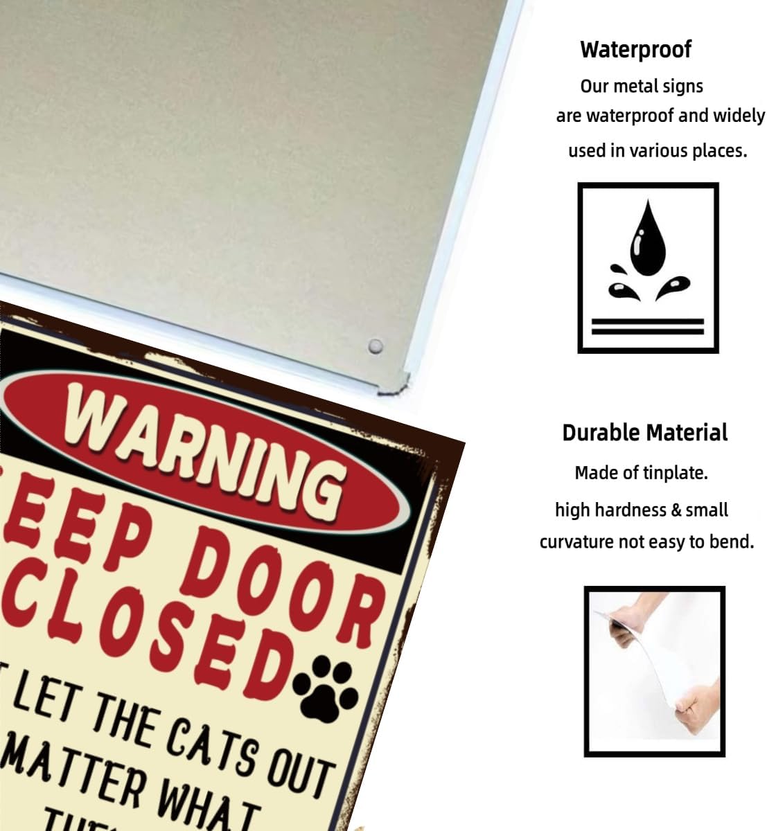 Metal Sign 8x12 Inch V999027