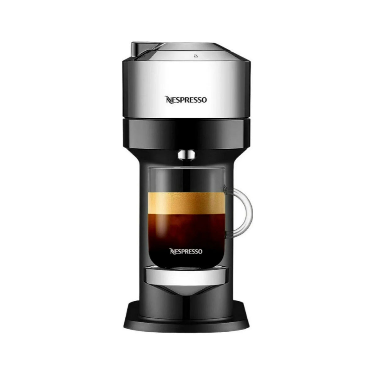 Compact Coffee and Espresso Machine (Pure Chrome) with Sample Pack I98435