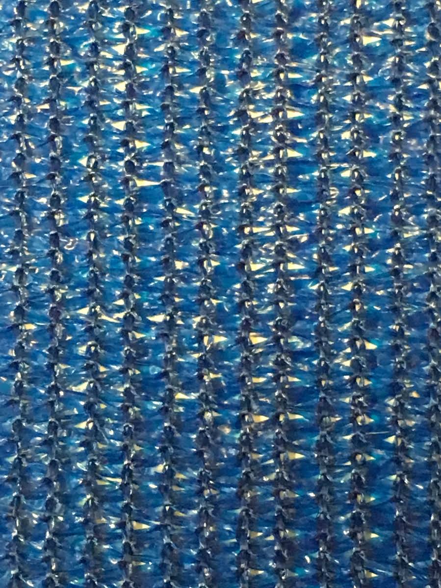 Blue Knitted Privacy Cloth E8786