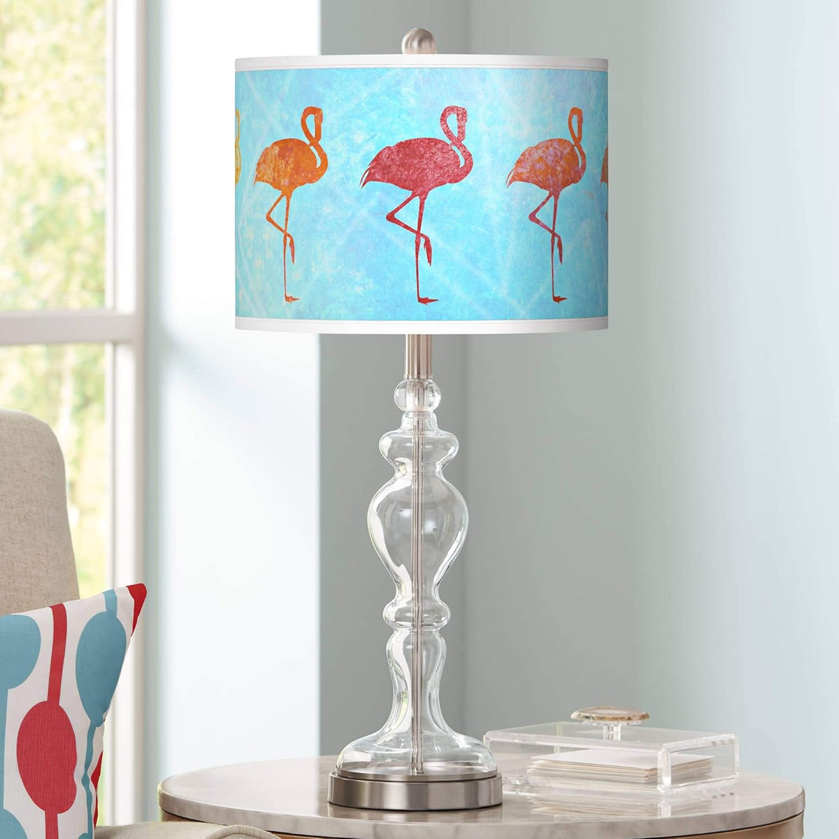 Clear Glass Table Lamp I1294