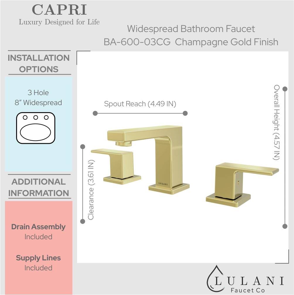 Brushed Nickel 2-Handle Bathroom Faucet W209452