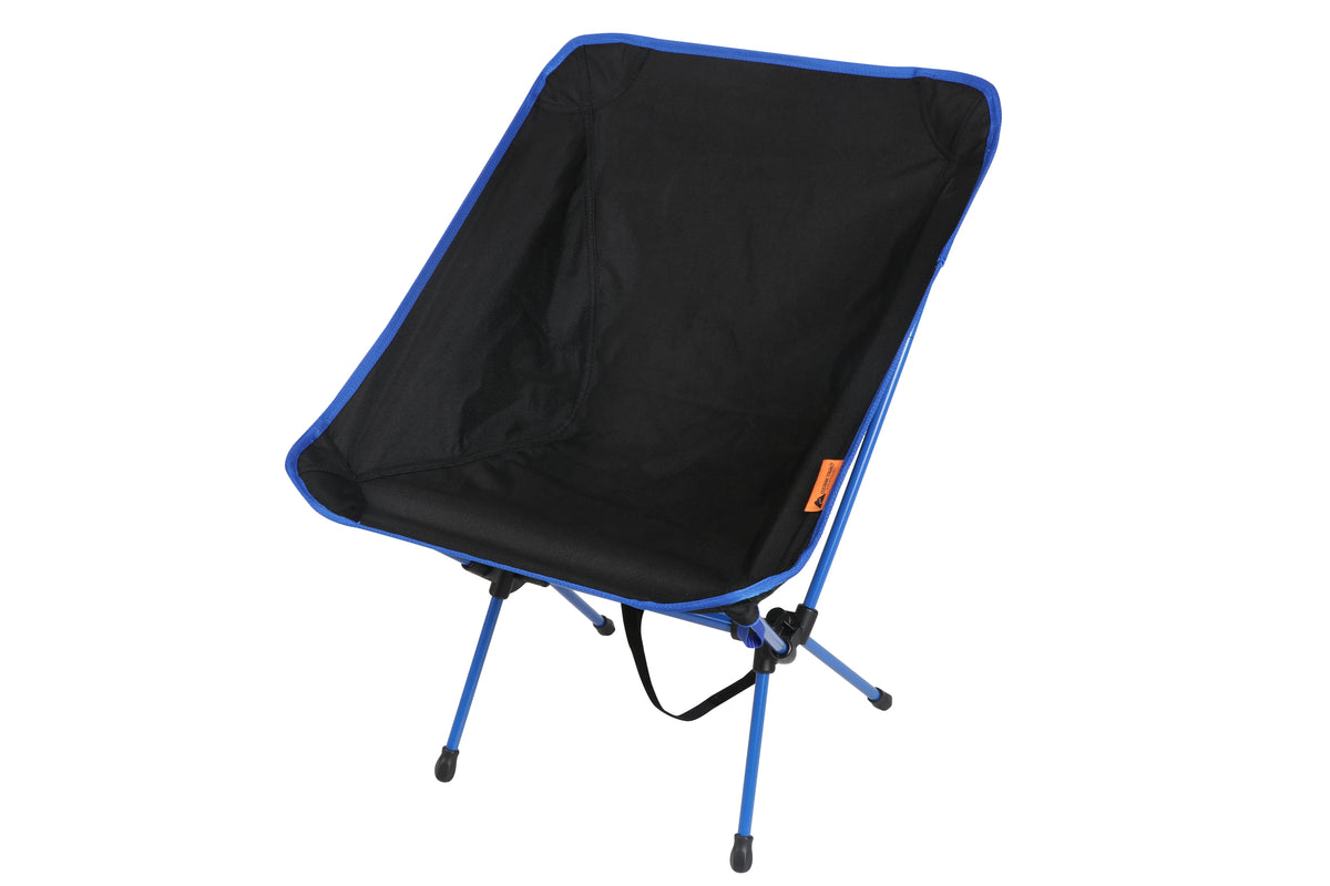 Black Backpacking Camping Chair W2001