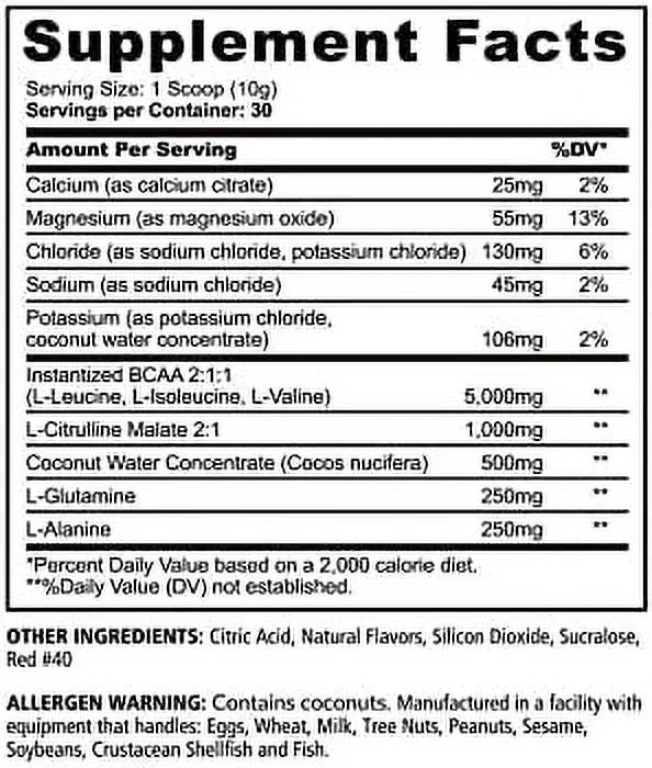 Panda Supps Recover Pink Lemonade Flavor P363