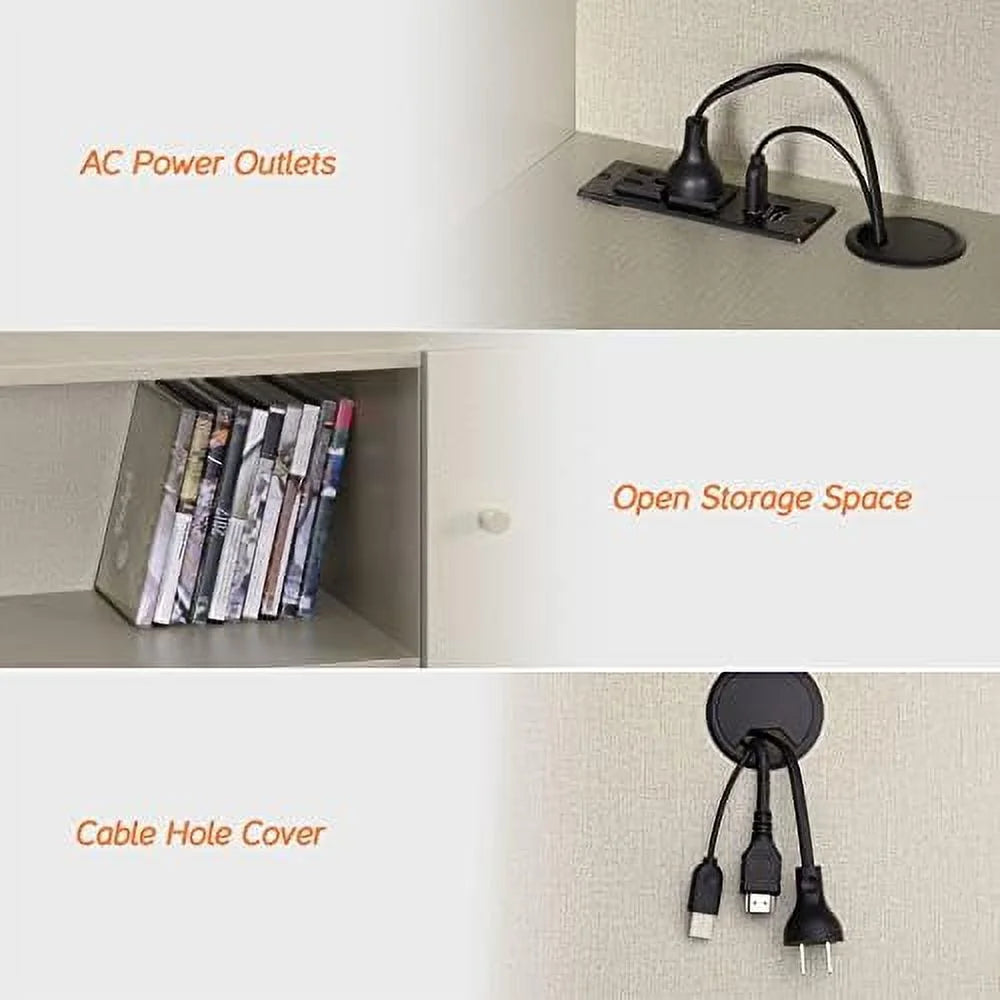 70'' Floating TV Stand with Charging Station D87231