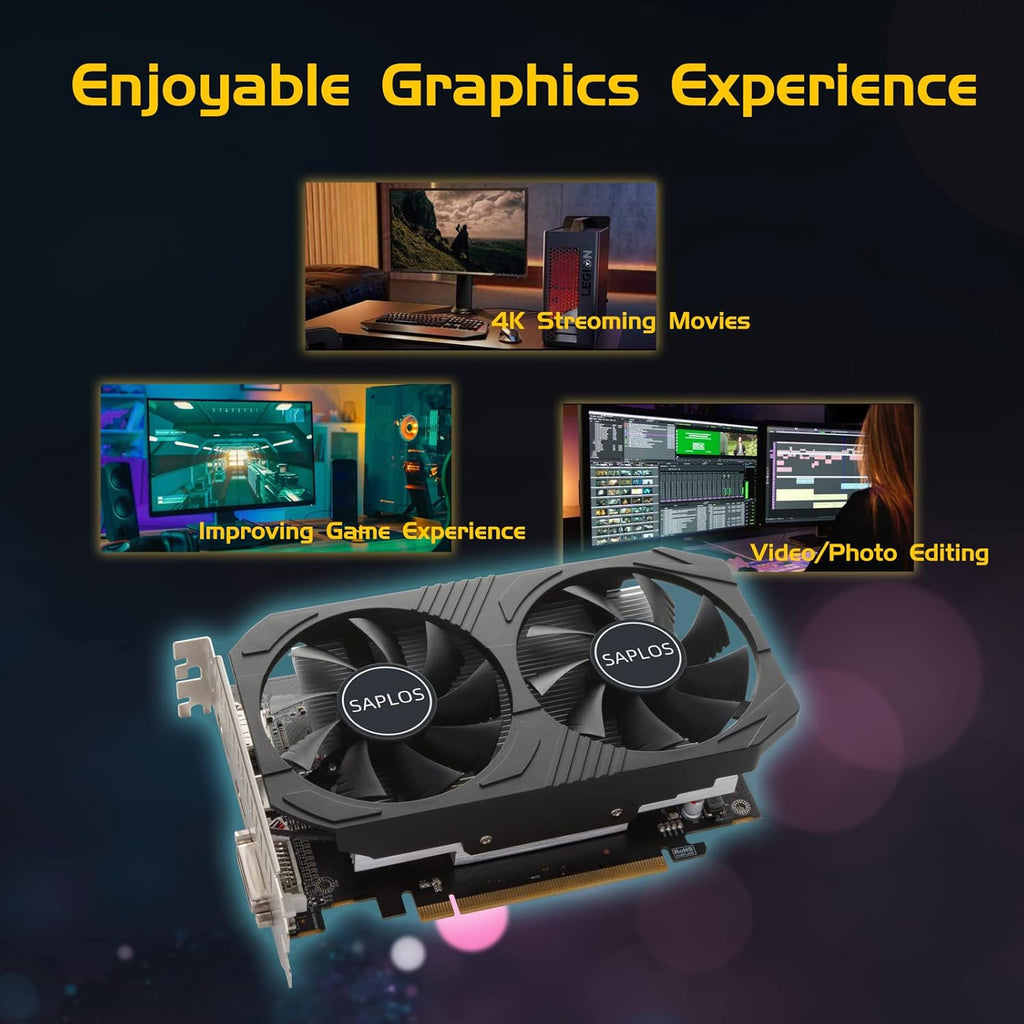 4GB GDDR5 128 Bit Graphics Card with Dual Fans Z588