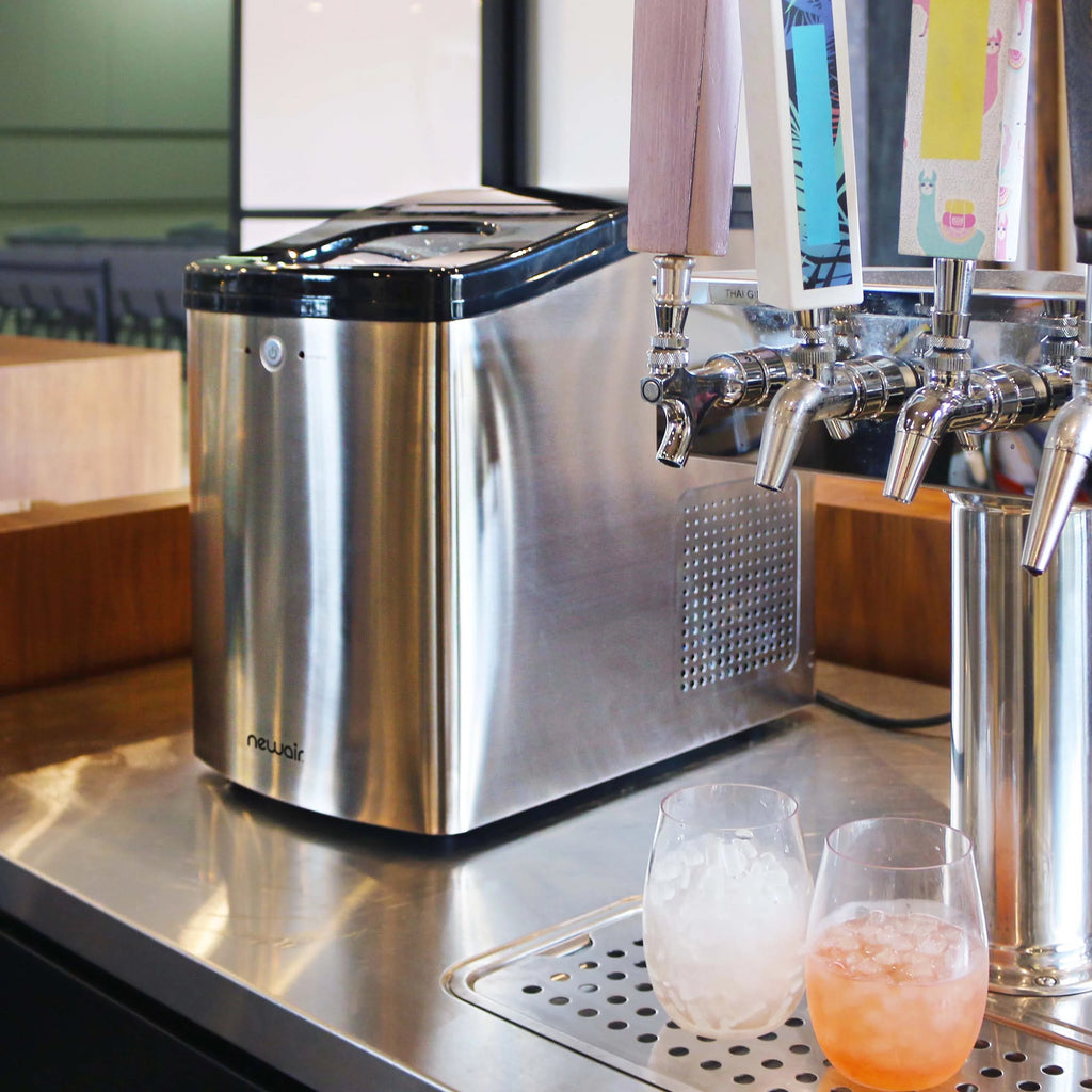 40 lb. Countertop Nugget Ice Maker in Stainless Steel U8512